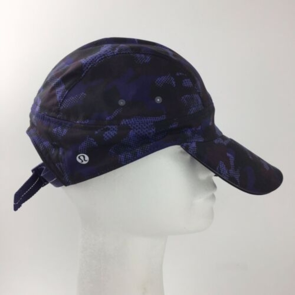 Women's Lululemon Hat Purple & Black Camo